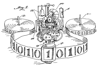 Turing Machine image, taken from WorldOfComputing.net