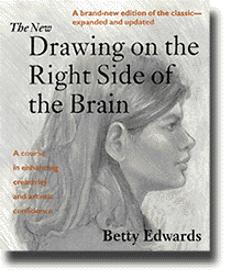 the cover of the book Drawing on the Right Side of the Brain