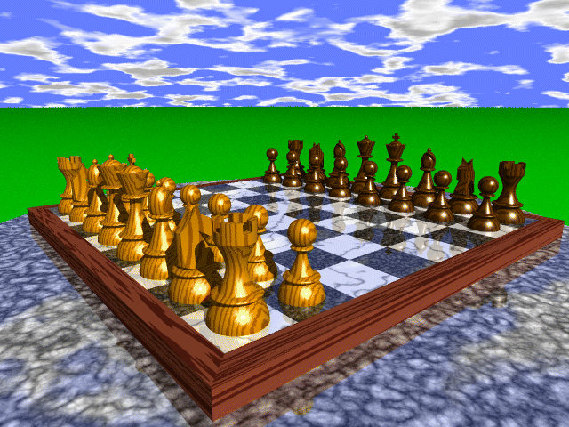Chess master's eye movements