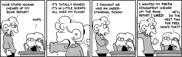 the FoxTrot comic from 11/28/06